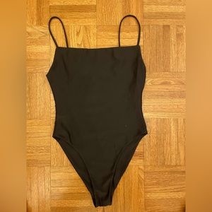 Saltwater Collective Black One Piece Bathing Suit